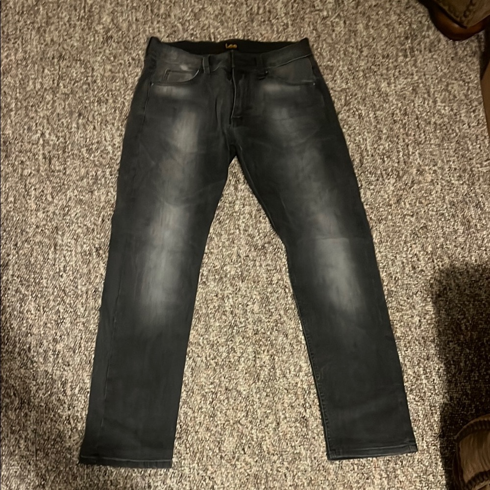 NWOT Lee Men's Black Faded Jeans